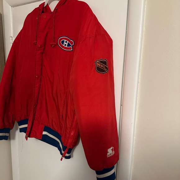 Montreal Canadiens Starter Jacket, Small VINTAGE 1980s - Picture 2 of 5